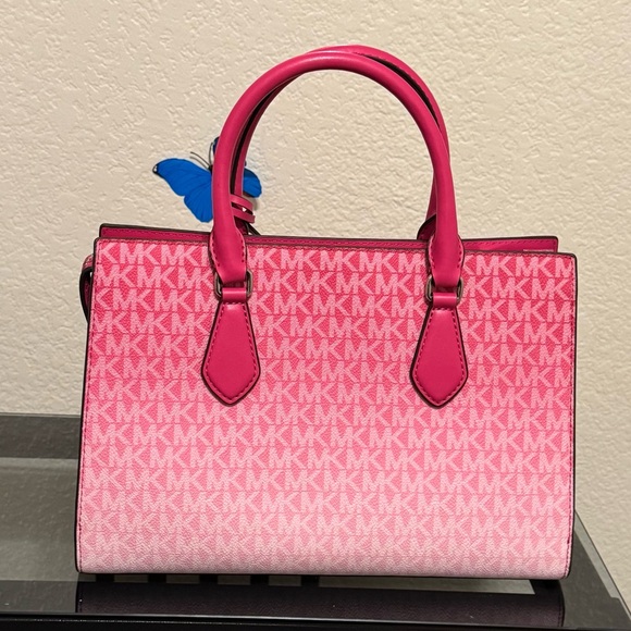 Michael Kors Dragonfruit Satchel Sheila nwt retail $558 - Picture 4 of 13